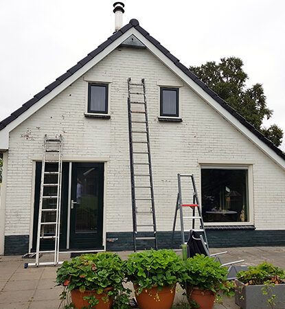 voorstrijk en sausen, schilderwerk